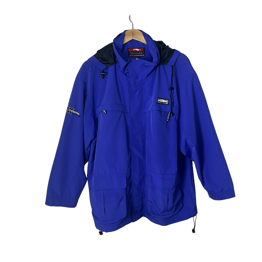 LI-NING Rain Jacket 3XL with Foldable Hood - Funkify