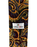 Linea Uno multicolor paisley necktie