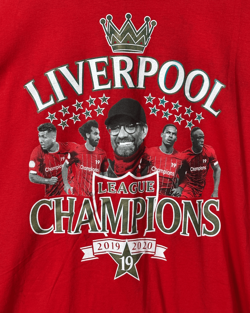 Liverpool Champions League 2019 - 2020 Graphic T-Shirt Medium - Funkify