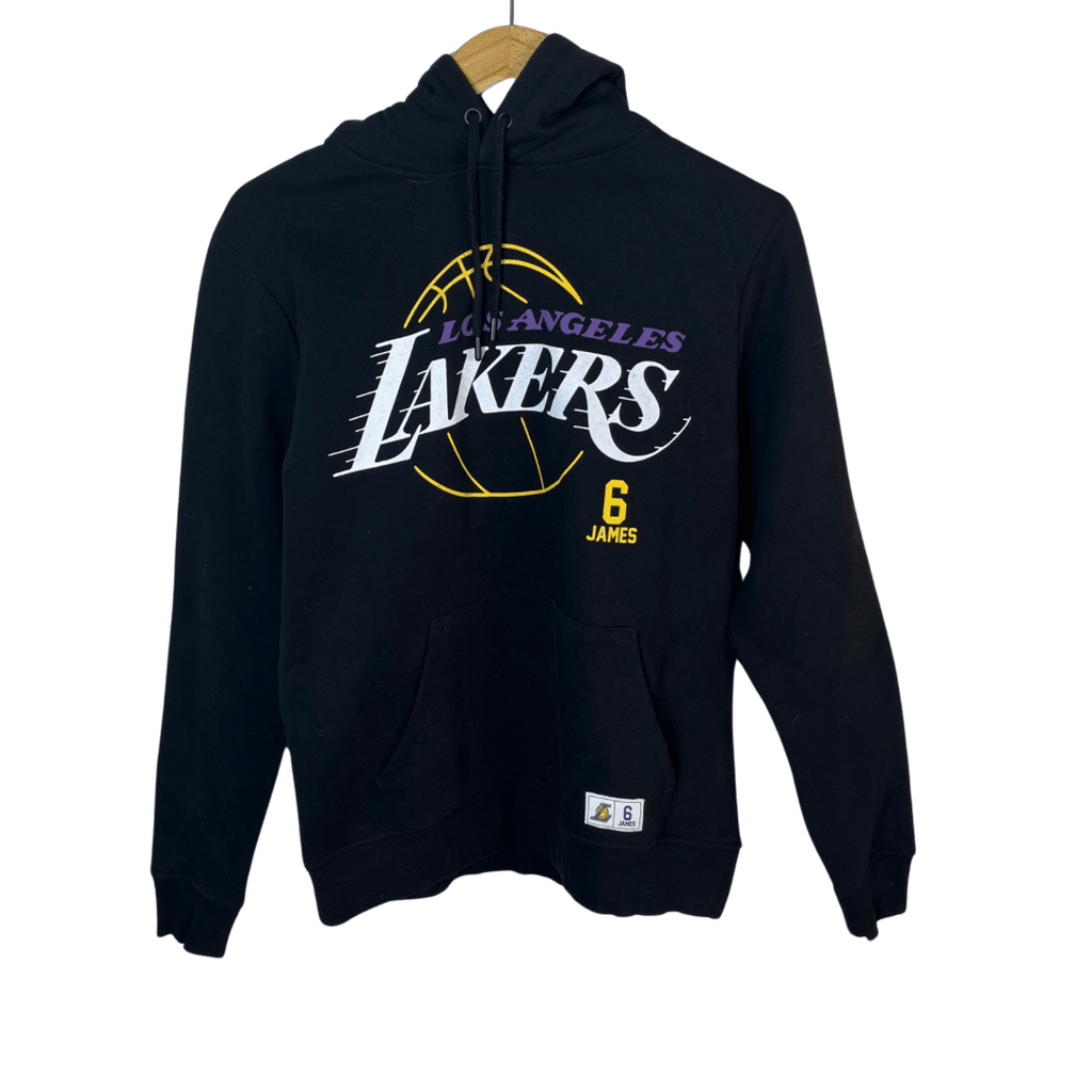 Lon Angeles Lakers Lebron James NBA Hoodie Medium - Funkify