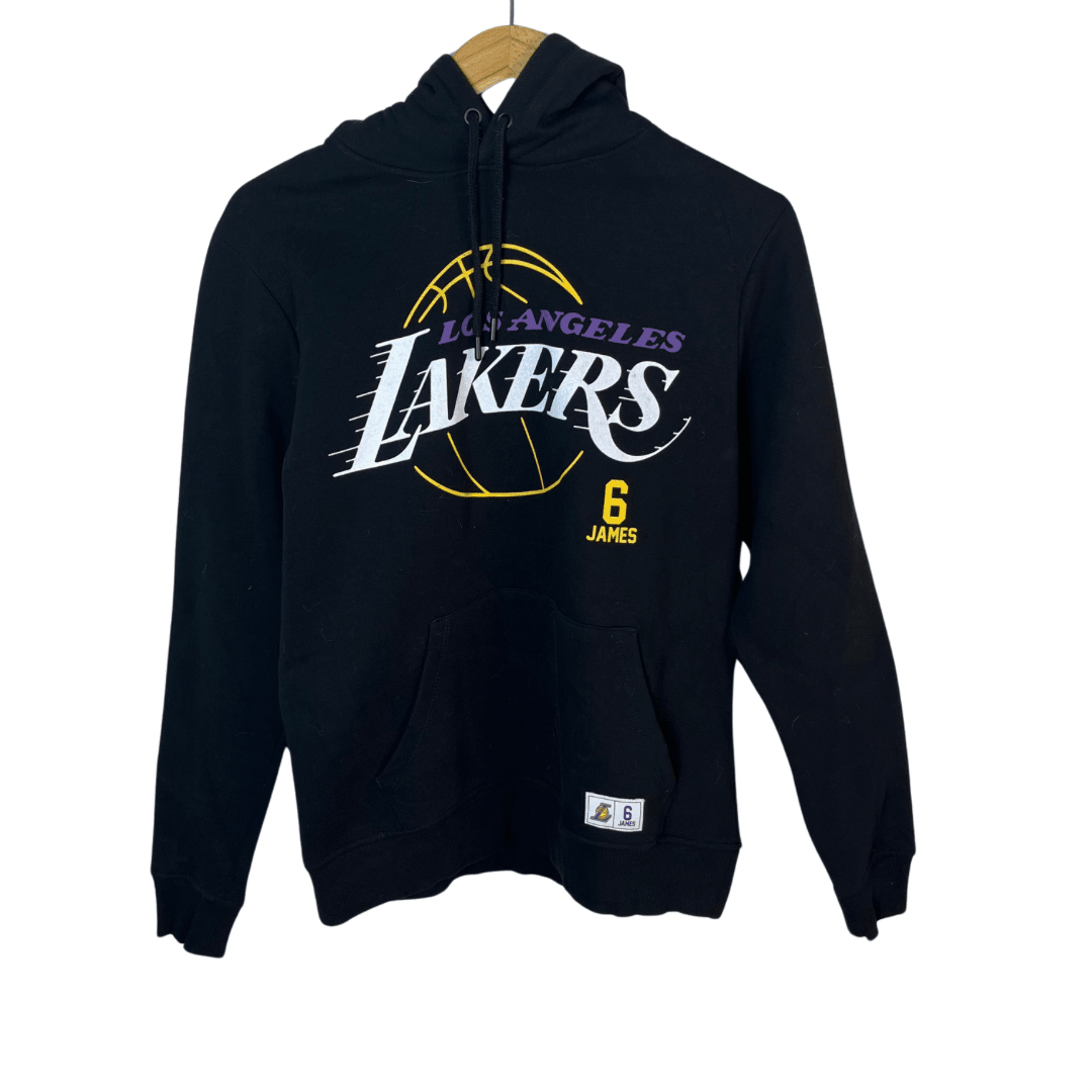 Lon Angeles Lakers Lebron James NBA Hoodie Medium - Funkify