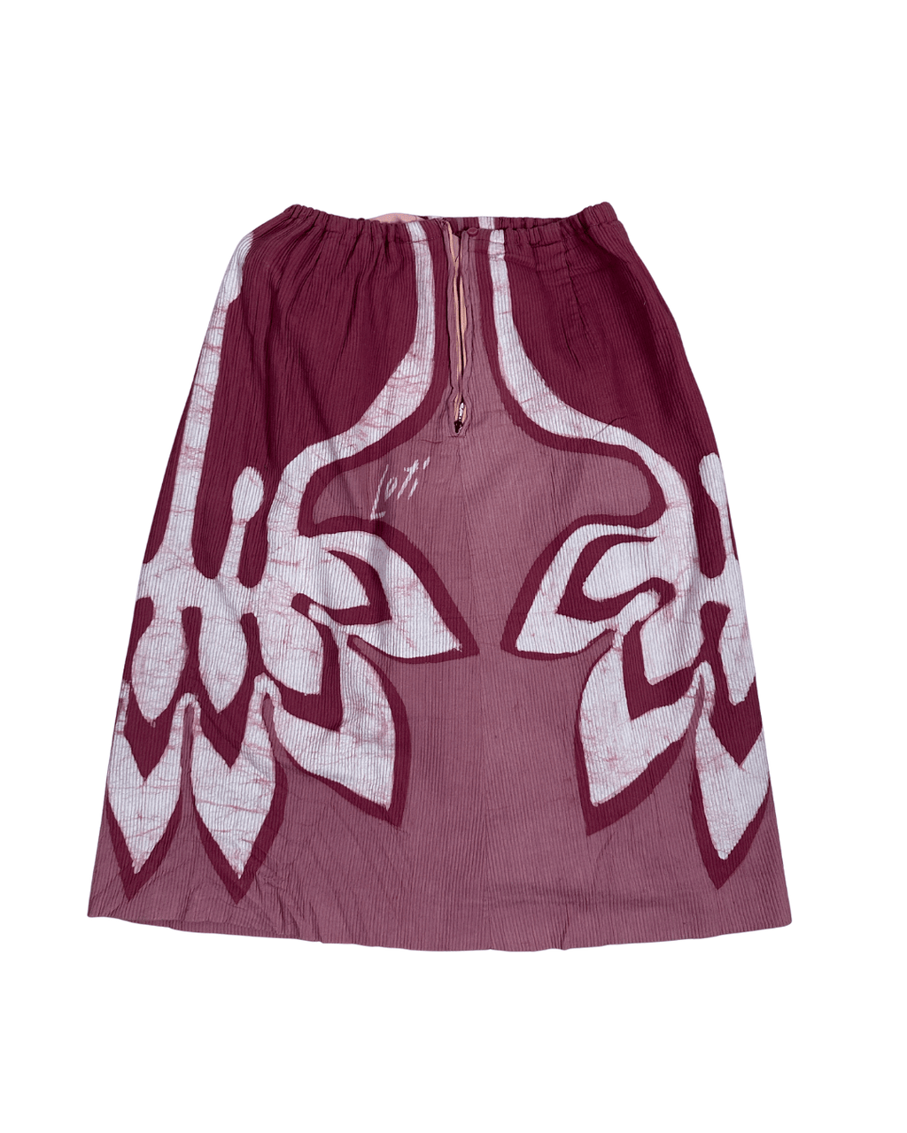 Loti Boho Floral A - Line Lined Midi Skirt - Funkify