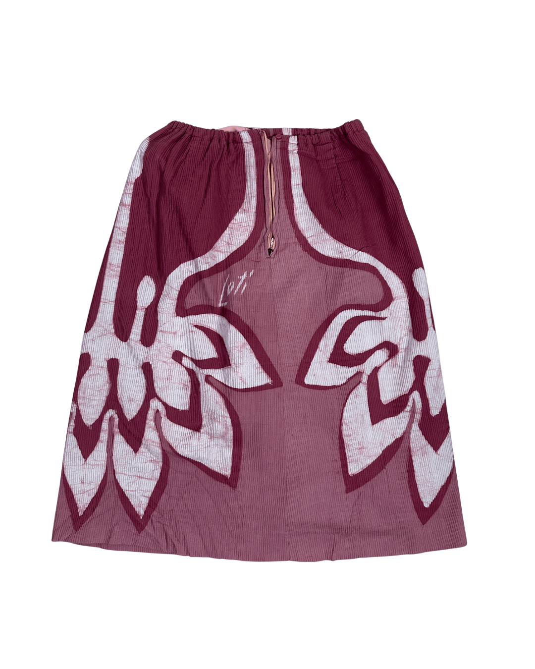 Loti Boho Floral A - Line Lined Midi Skirt - Funkify