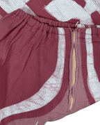 Loti Boho Floral A - Line Lined Midi Skirt - Funkify