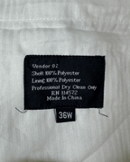 Lucci Collezione White Pleated Dress Pants - Men's 40W - Funkify