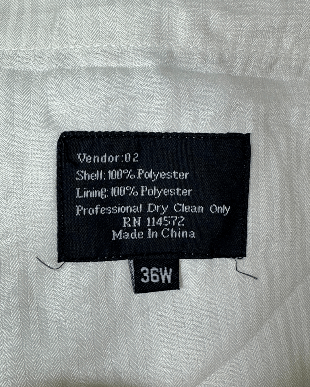 Lucci Collezione White Pleated Dress Pants - Men's 40W - Funkify
