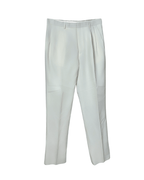 Lucci Collezione White Pleated Dress Pants - Men's 40W - Funkify
