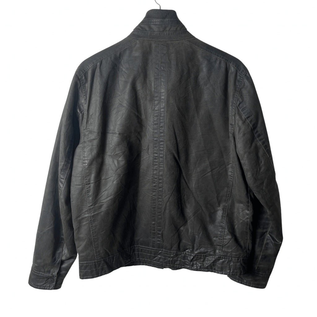 M & S North Coast Genuine Leather Jacket Medium - Funkify