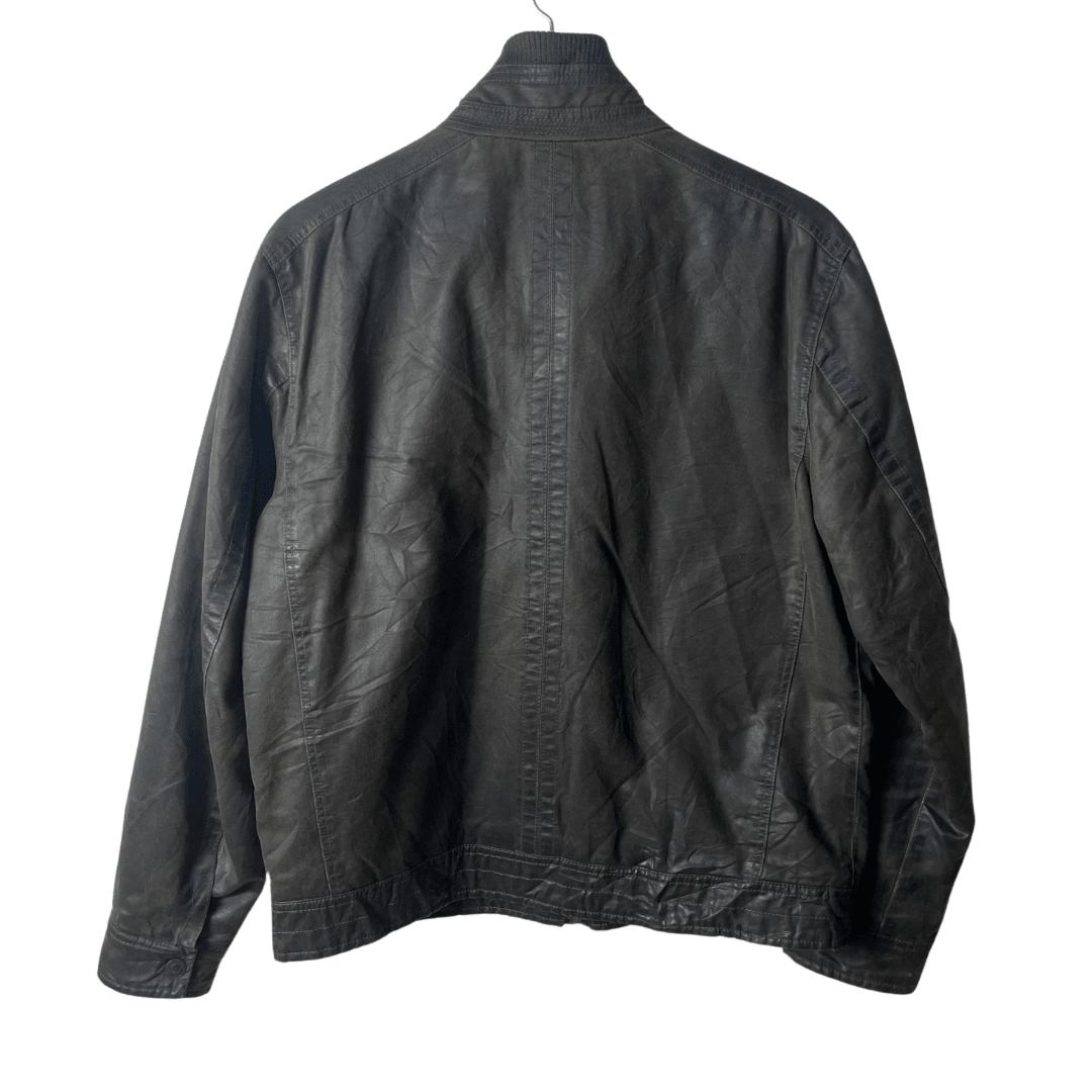 M & S North Coast Genuine Leather Jacket Medium - Funkify
