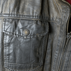 M & S North Coast Genuine Leather Jacket Medium - Funkify