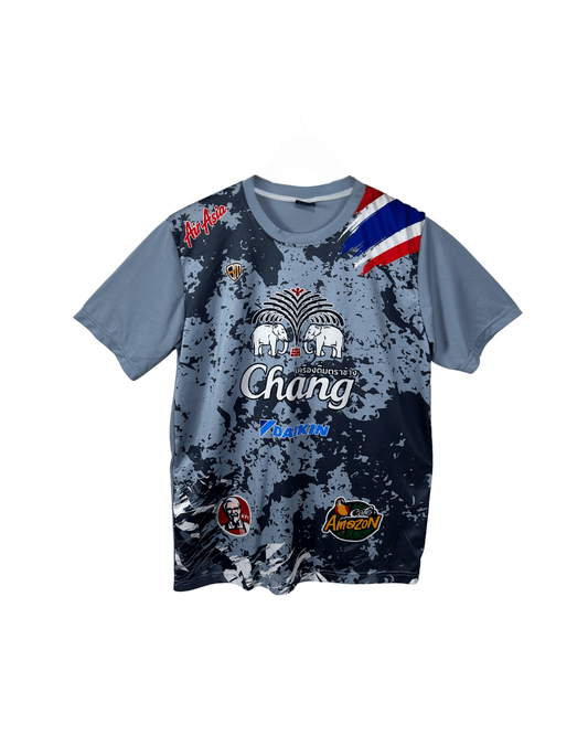 M Sport Thailand “Chang” Multi - Sponsor Football Fan Jersey - Funkify