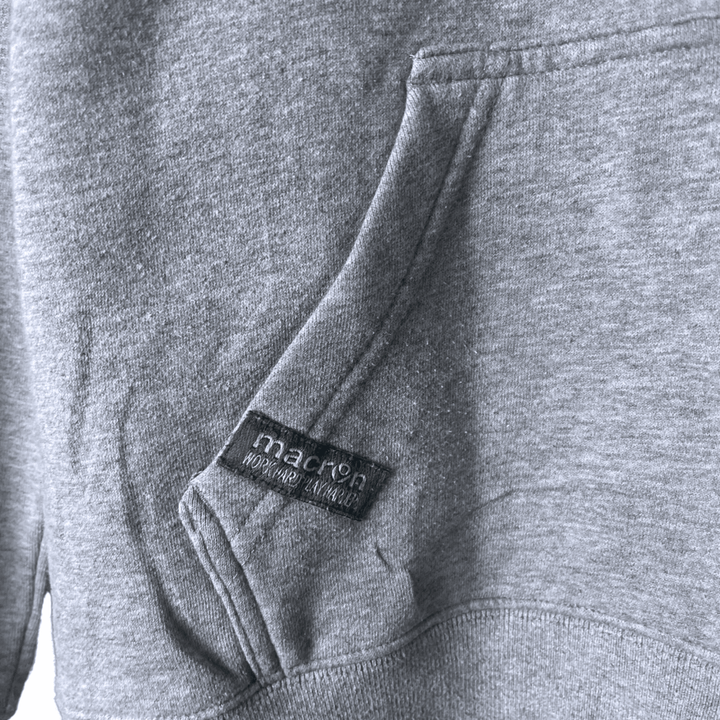 Macron Grey Hoodie Small - Funkify