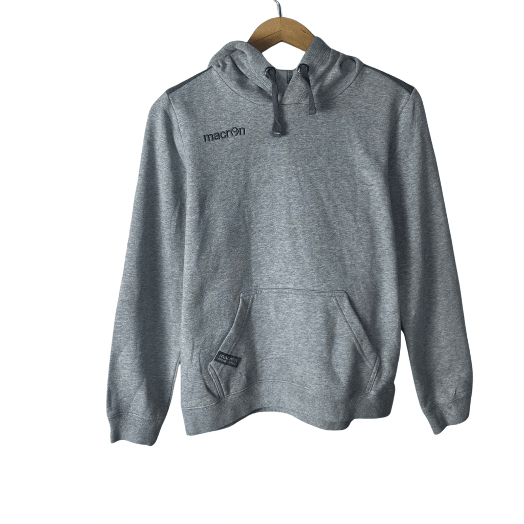 Macron Grey Hoodie Small - Funkify