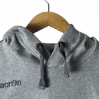 Macron Grey Hoodie Small - Funkify