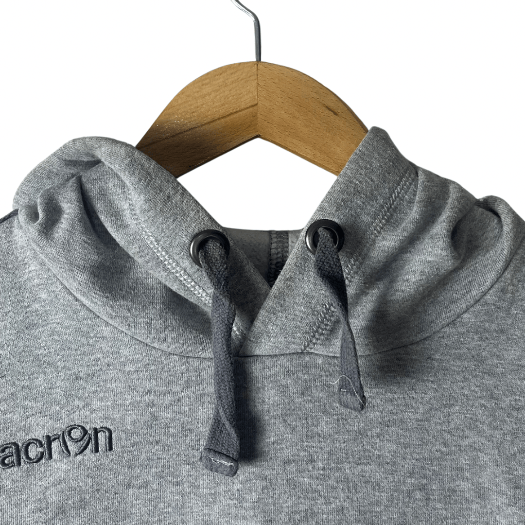 Macron Grey Hoodie Small - Funkify