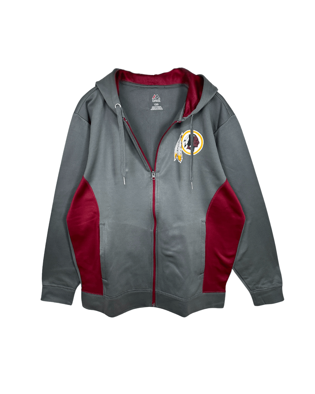 Majestic NFL Washington Redskins Hooded Jacket Large - Funkify