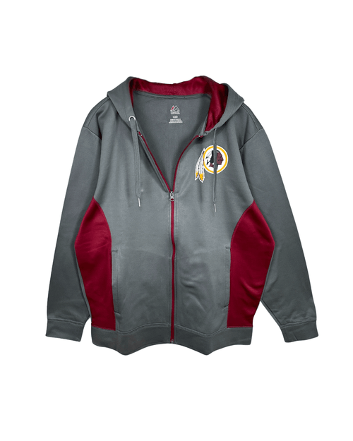 Majestic NFL Washington Redskins hooded jacket, size large