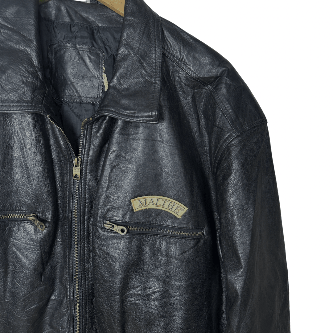 Malthe Genuine Leather Jacket XL - Funkify