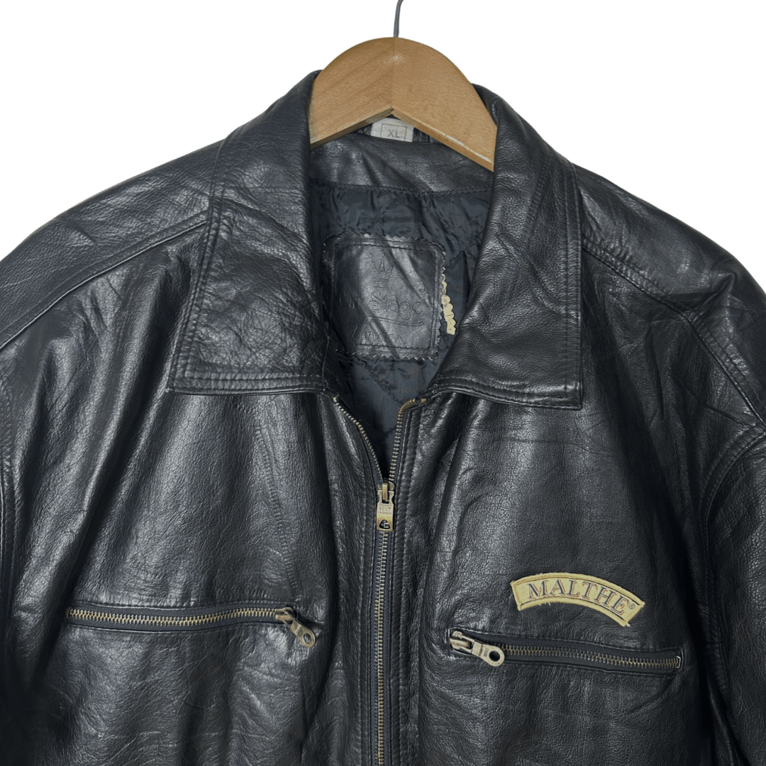 Malthe Genuine Leather Jacket XL - Funkify