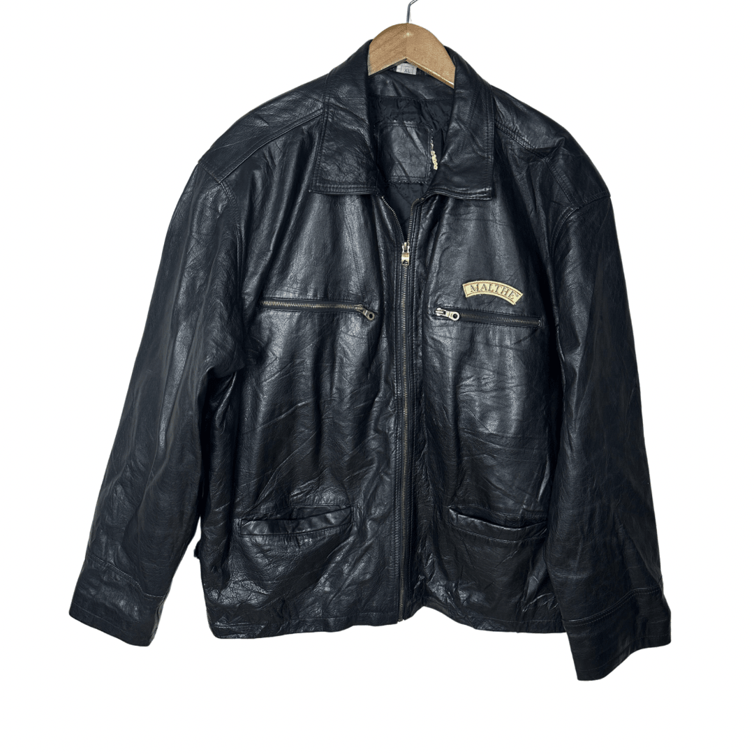 Malthe Genuine Leather Jacket XL - Funkify