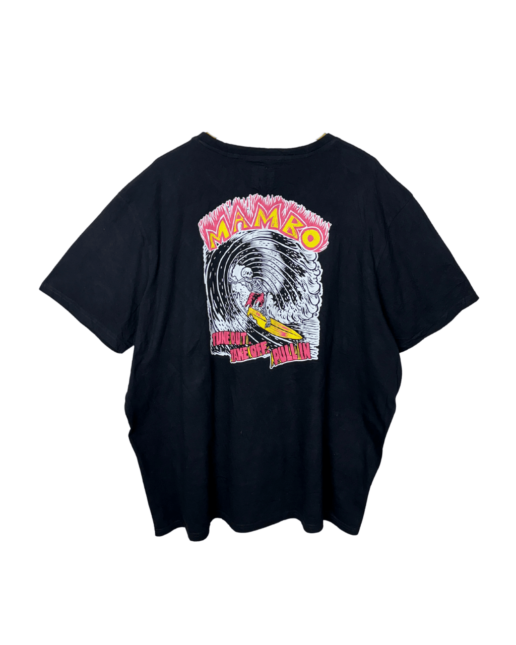 Mambo Skeleton Surf Graphic Tee - Funkify