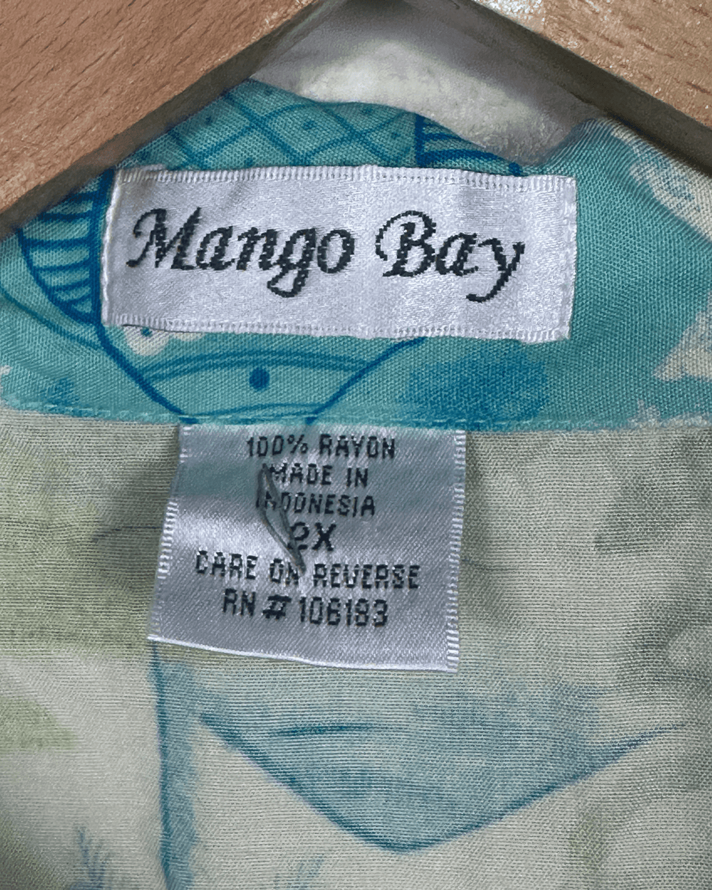 Mango Bay Beaded Applique Floral Women's Shirt 2XL - Funkify