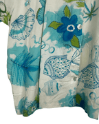 Mango Bay Beaded Applique Floral Women's Shirt 2XL - Funkify