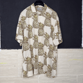 Mango Pineapple Pattern Shirt Medium - Funkify