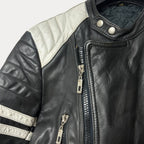 Mark Astor Genuine Leather Biker Jacket - Funkify