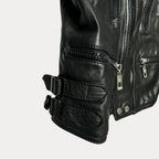 Mark Astor Genuine Leather Biker Jacket - Funkify