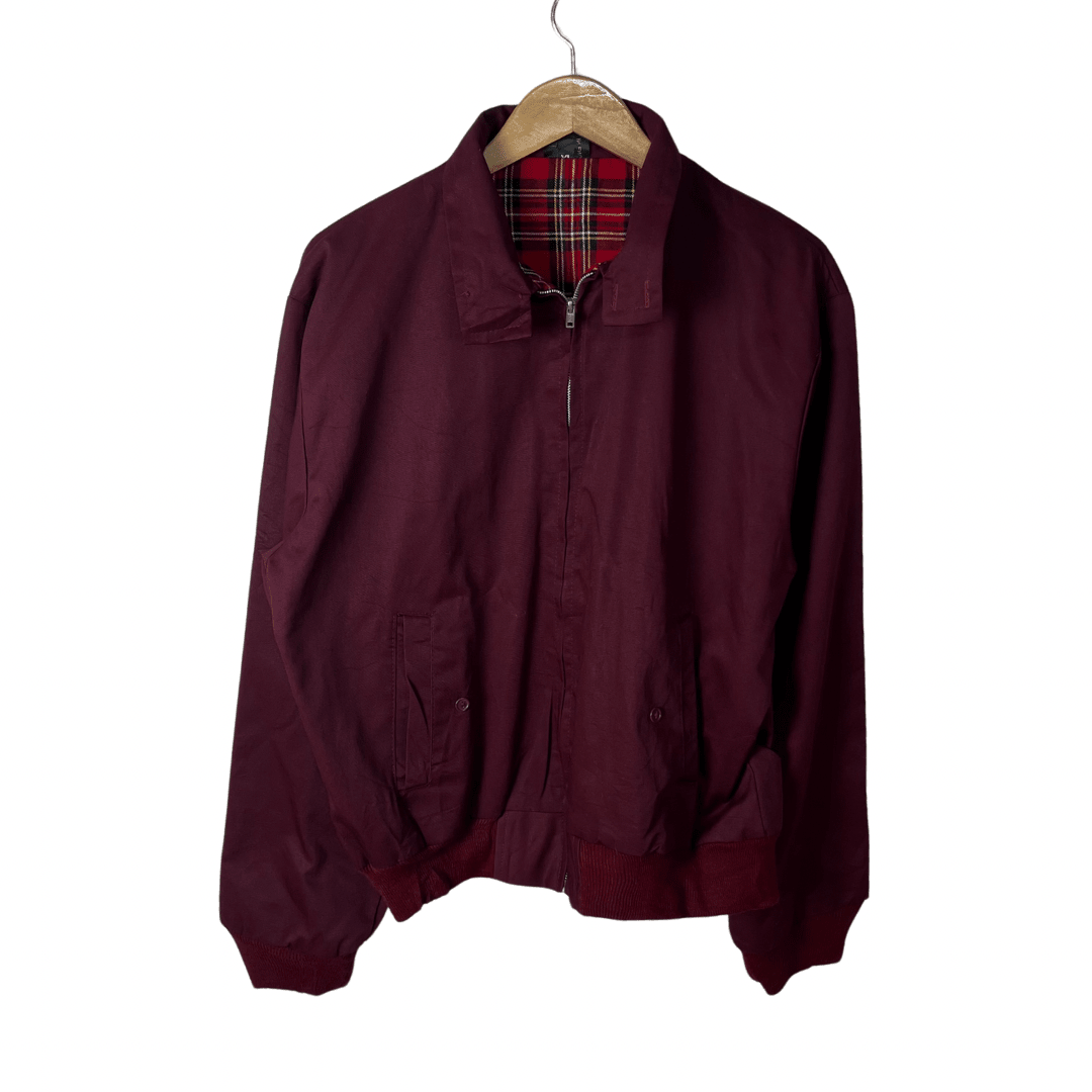 Maroon Harrington Jacket Large - Funkify
