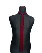 Maroon Knit Necktie - Funkify
