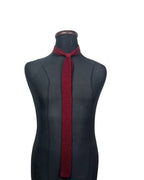 Maroon Knit Necktie - Funkify