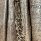 Massimo Dutti Genuine Leather Jacket XL - Funkify