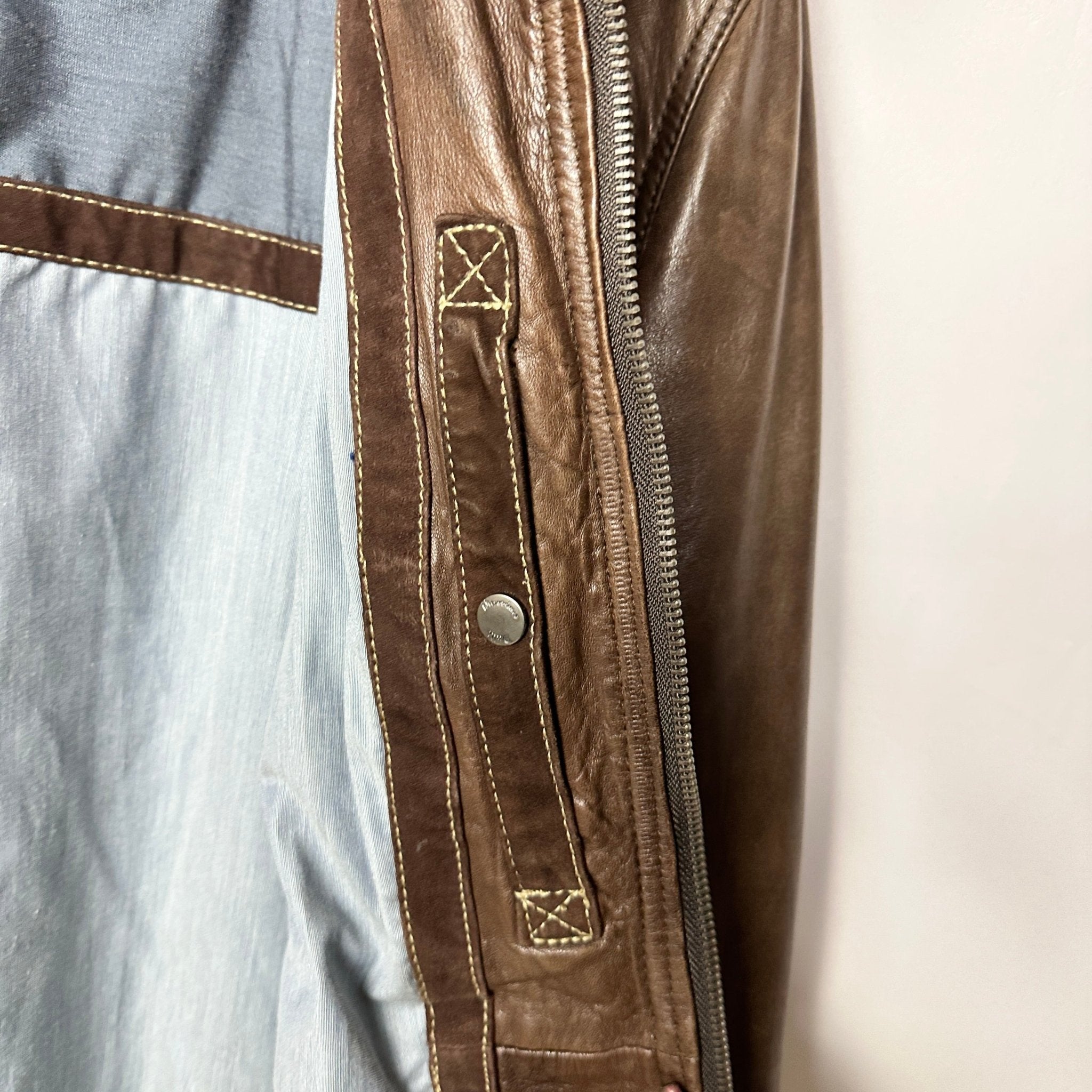 Massimo Dutti Genuine Leather Jacket XL - Funkify