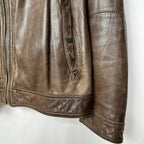 Massimo Dutti Genuine Leather Jacket XL - Funkify