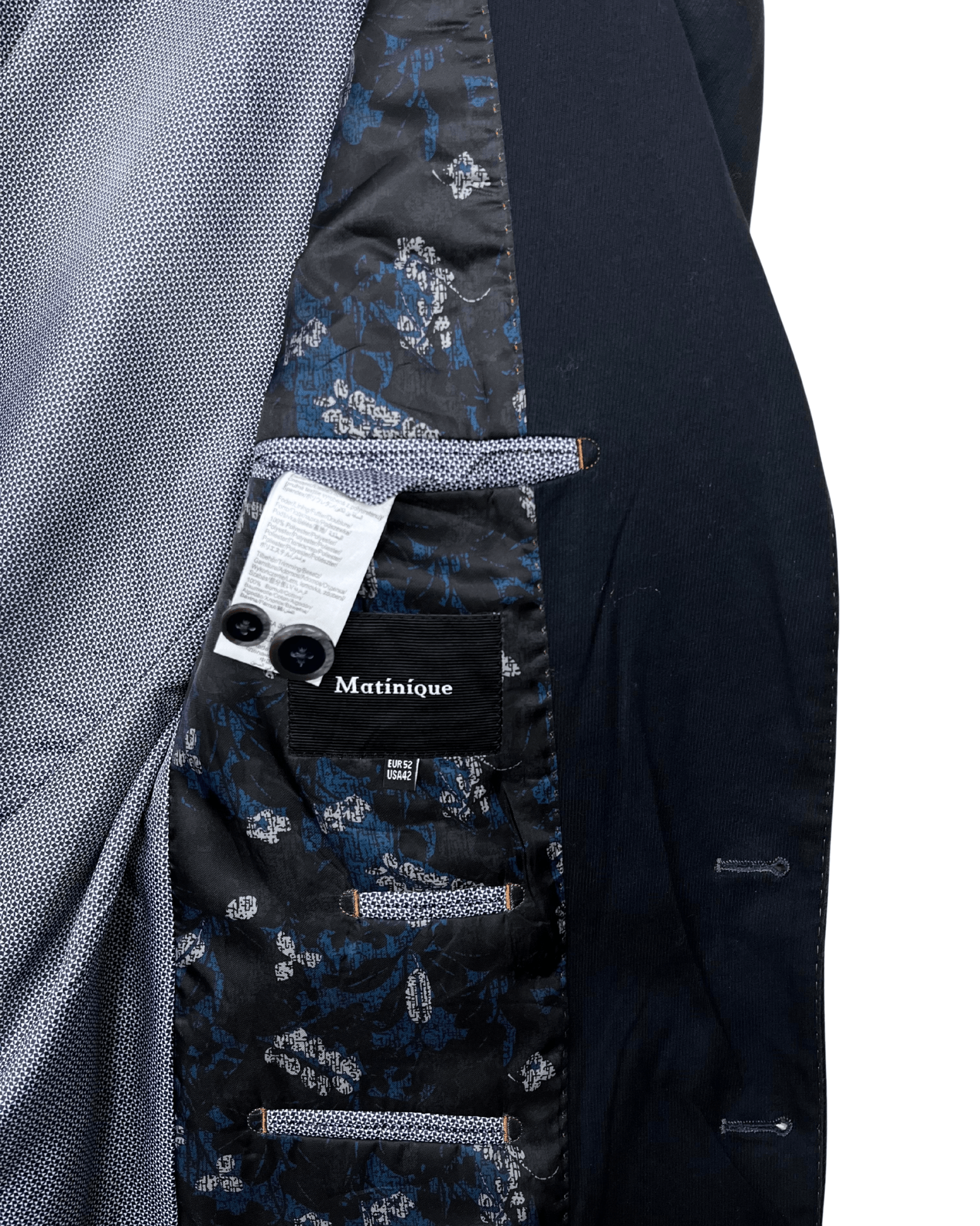 Matinique Navy Blazer - Size EU 52 - Funkify