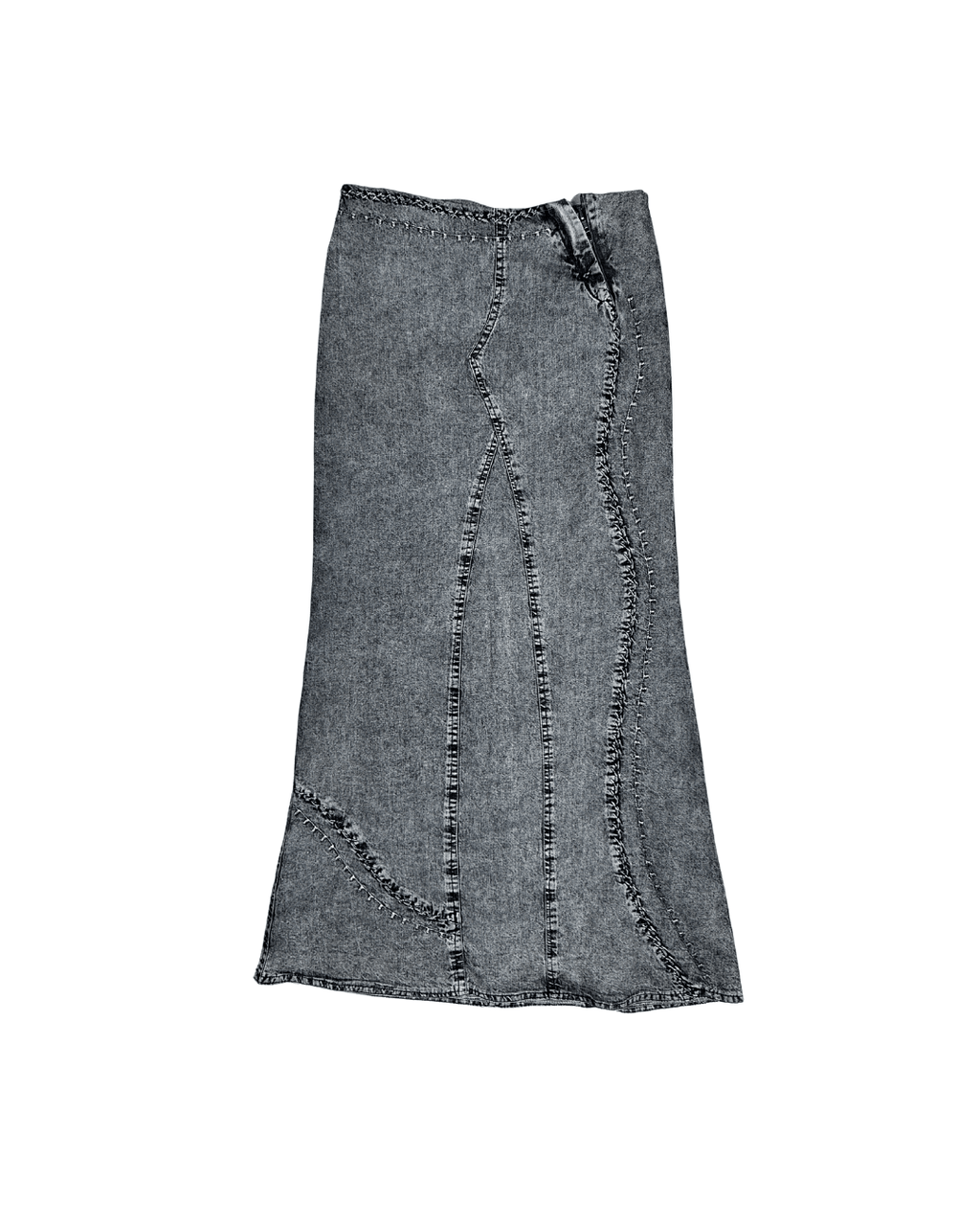 Maxi Denim Skirt - Funkify