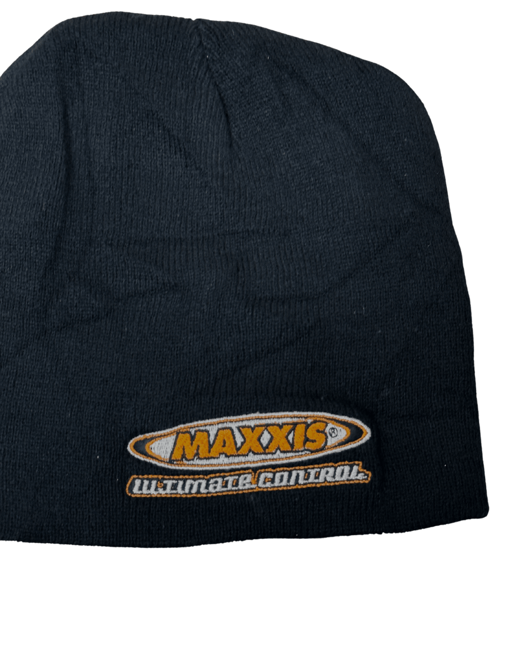 Maxxis “Ultimate Control” Black Knit Beanie - Funkify
