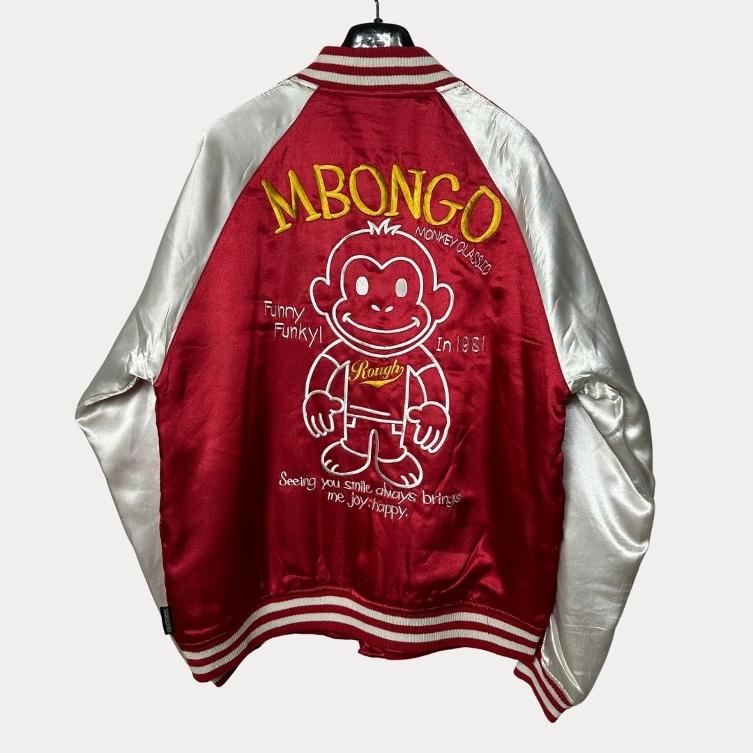 Mbongo Sukajan Varsity Jacket - Funkify