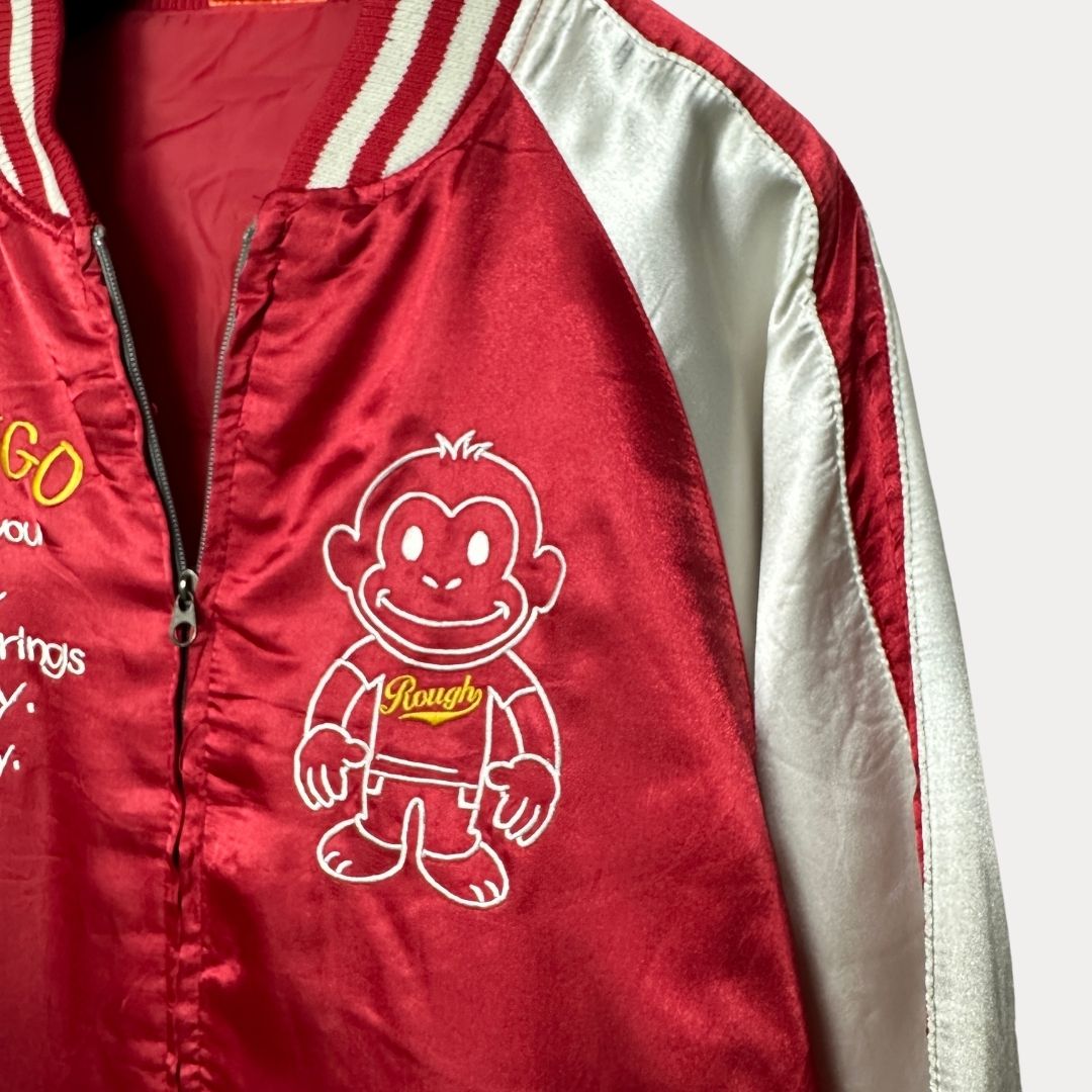 Mbongo Sukajan Varsity Jacket - Funkify