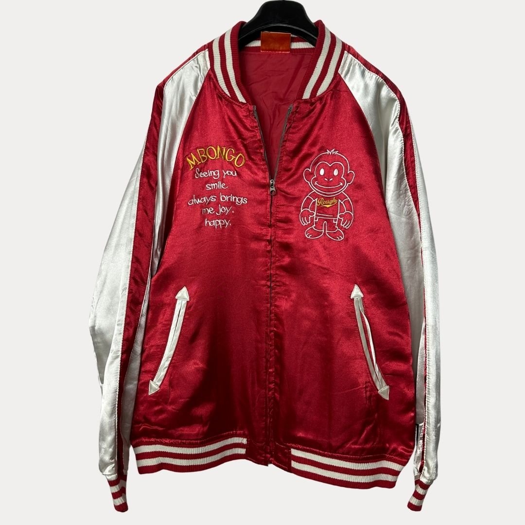 Mbongo Sukajan Varsity Jacket - Funkify