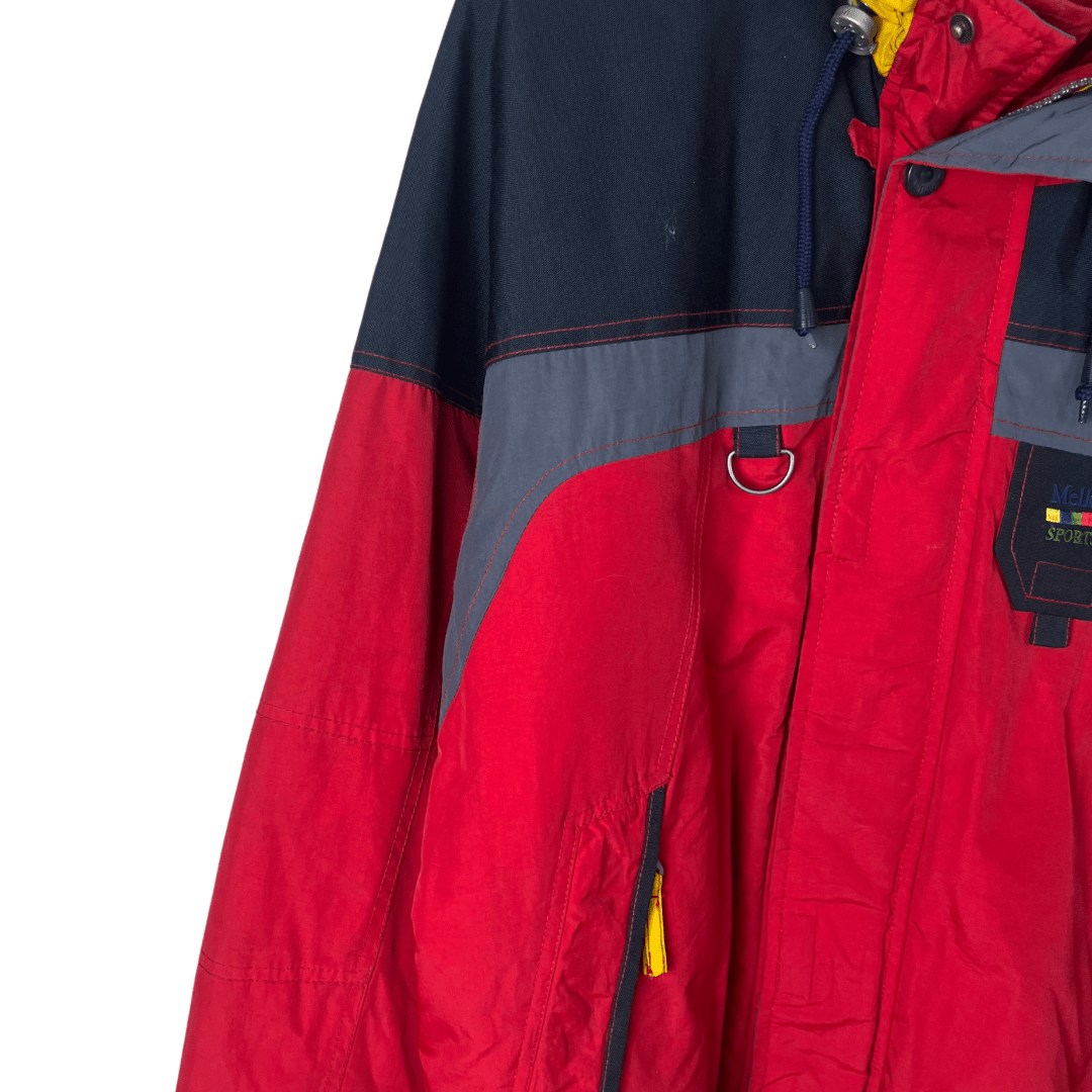 Melka Jacket with Foldable Hood Large - Funkify