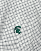 Michigan State Spartans Checkered Shirt 2XL - Funkify