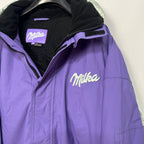 Milka Alpine Milk Chocolate Ski Jacket with Removable Hood XL - Funkify