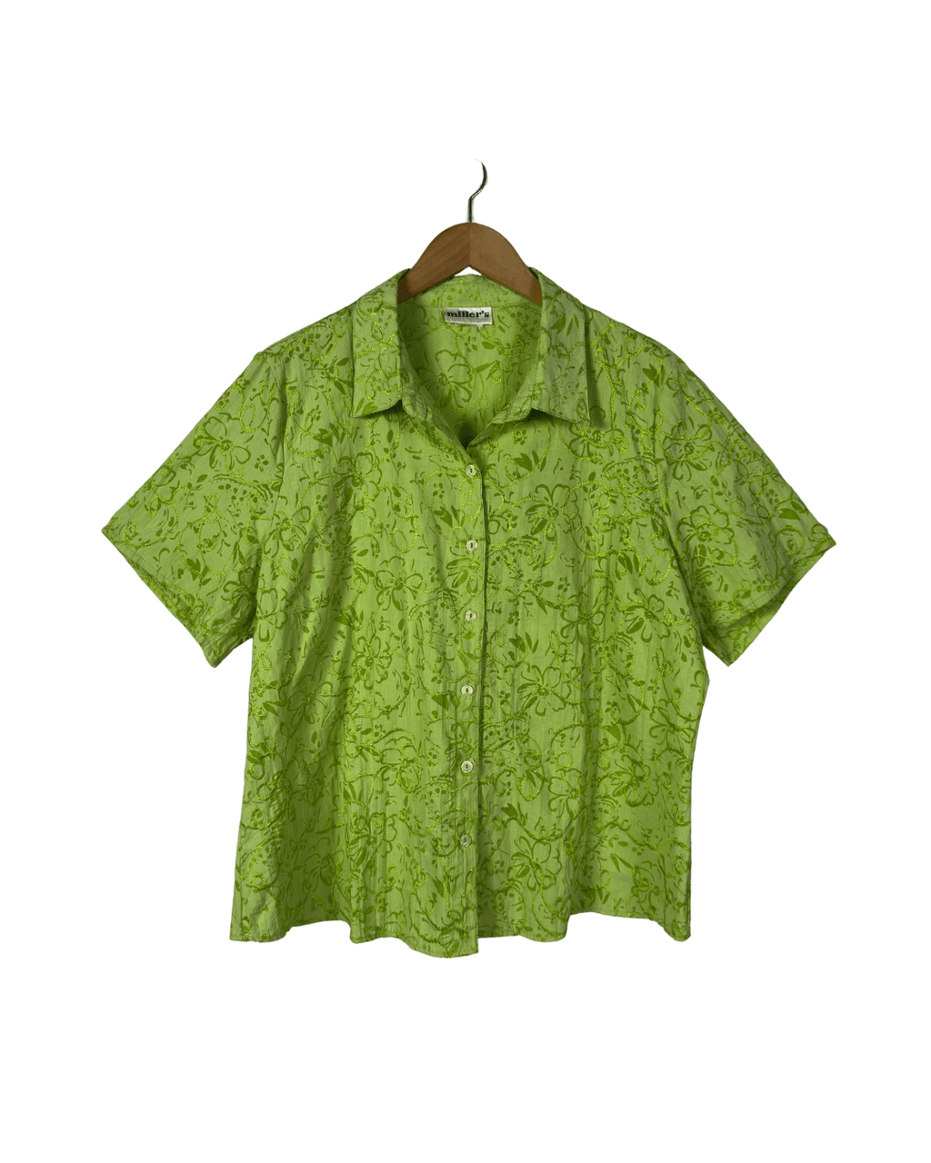 Miller's Embroidered Shirt 2XL - Funkify