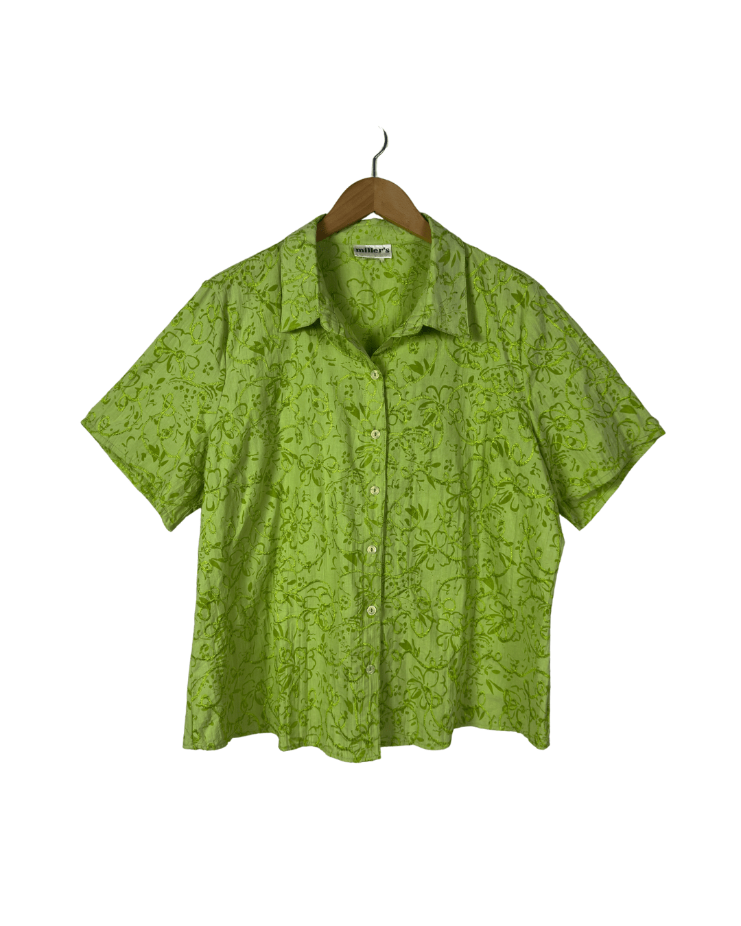 Miller's Embroidered Shirt 2XL - Funkify
