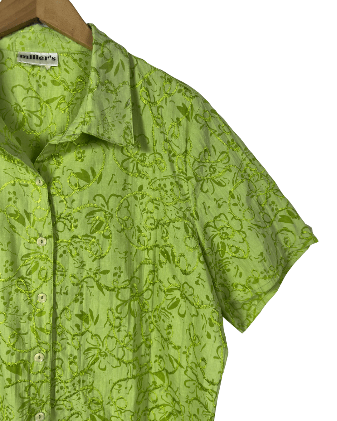 Miller's Embroidered Shirt 2XL - Funkify