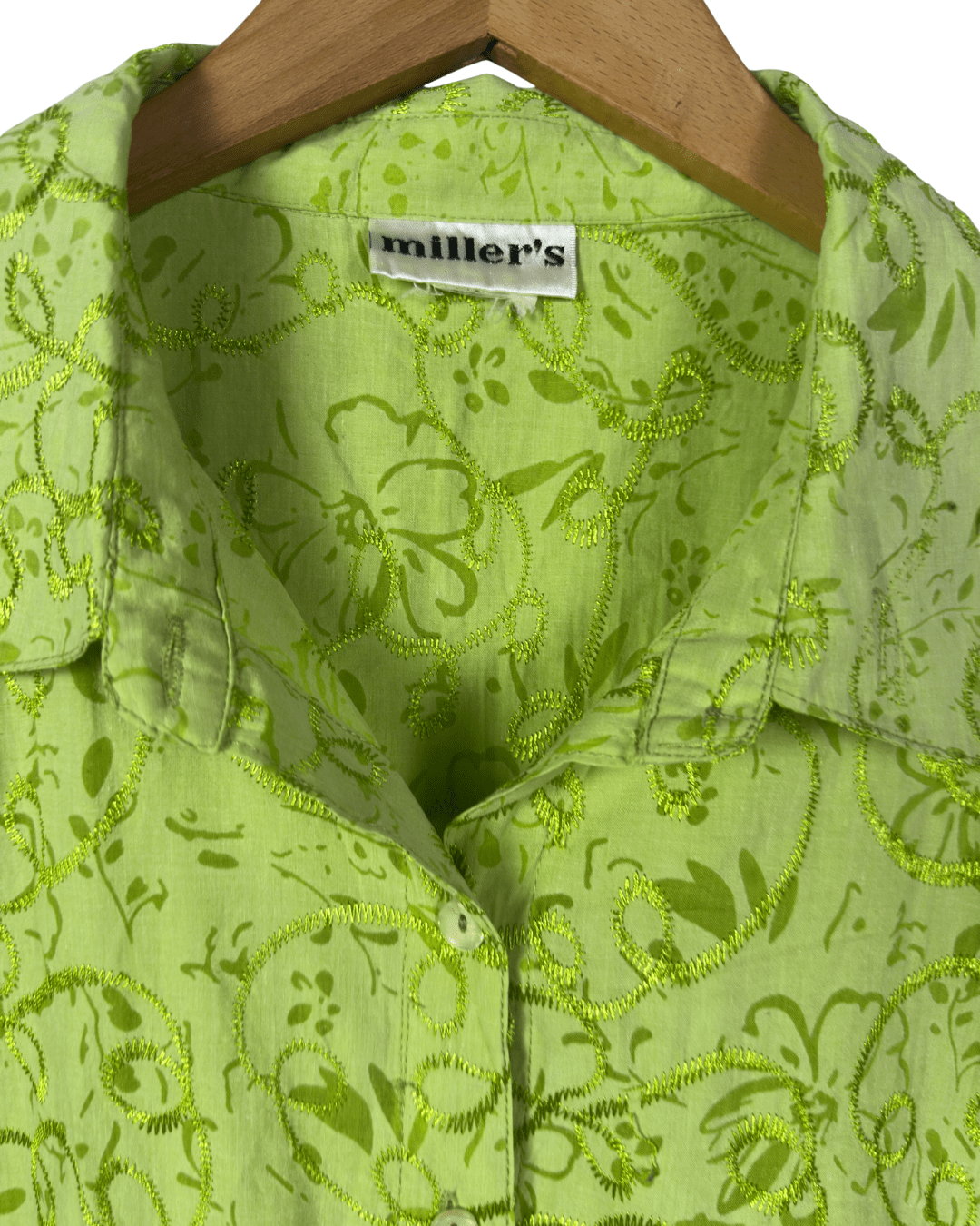 Miller's Embroidered Shirt 2XL - Funkify