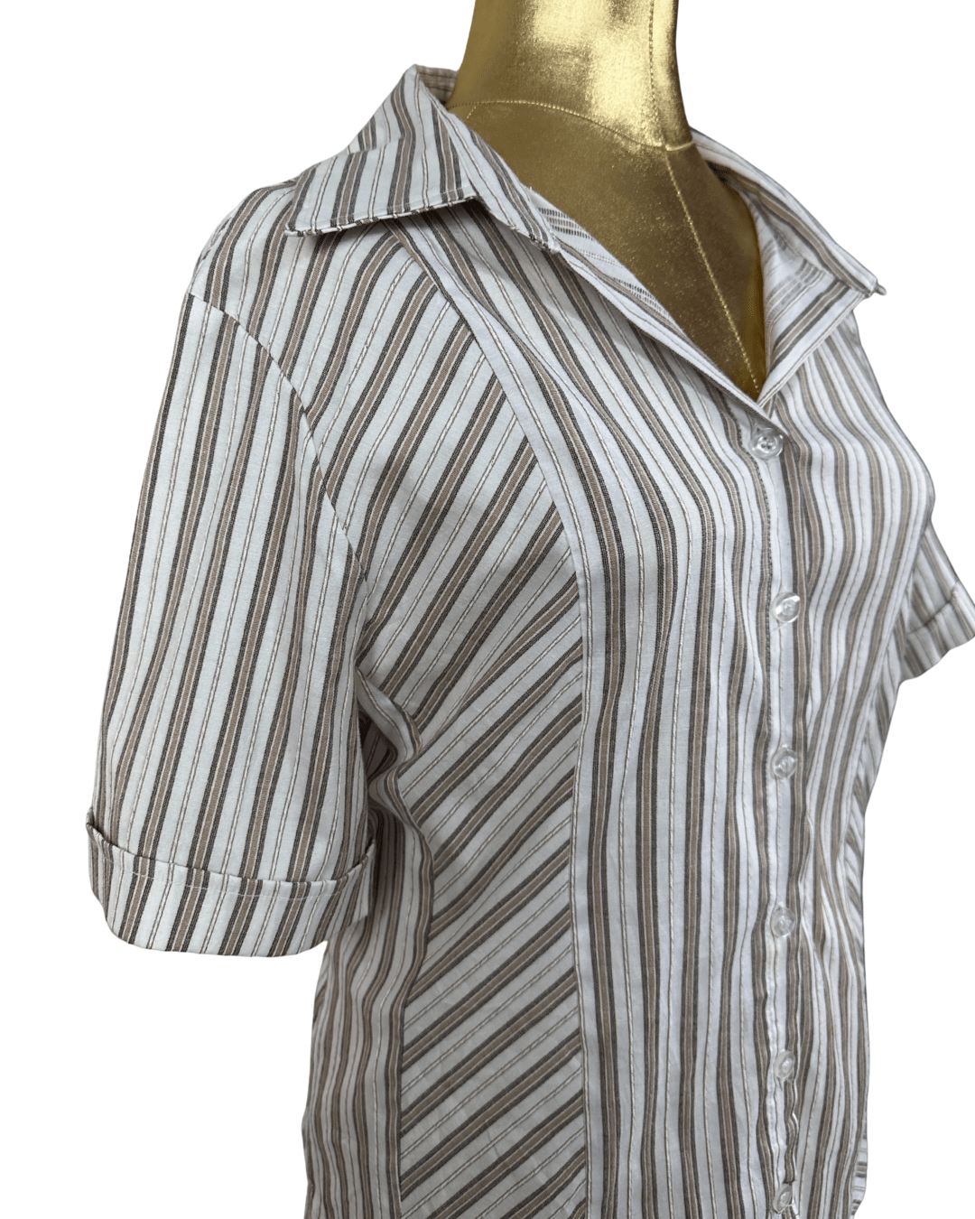 Miller's Striped Women's Shirt - XL - Funkify